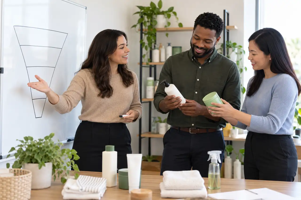 Amazon brand team choosing a report before comparing product performance
